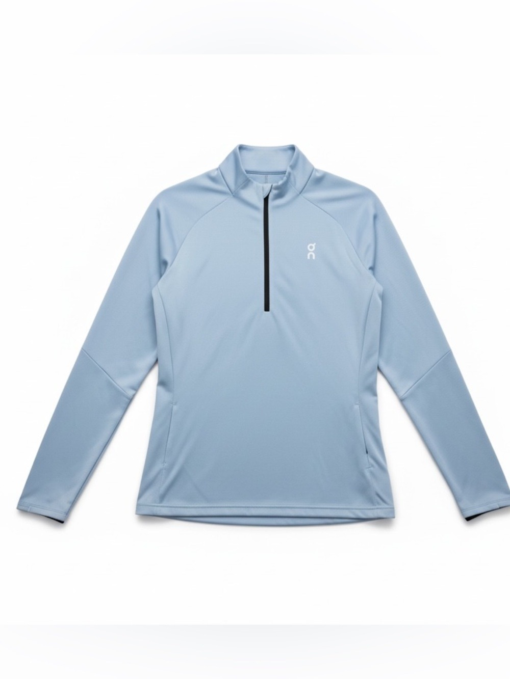 On Running Climate Quarter-Zip Shirt Chambray Size Medium EUC